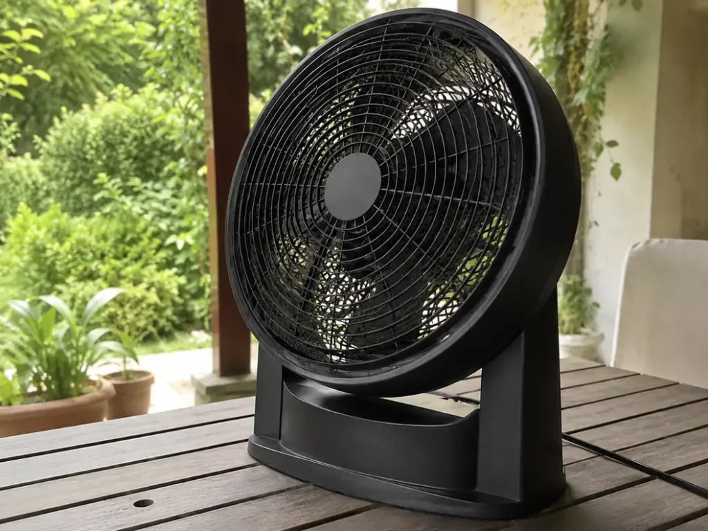 ventilateur avec filet