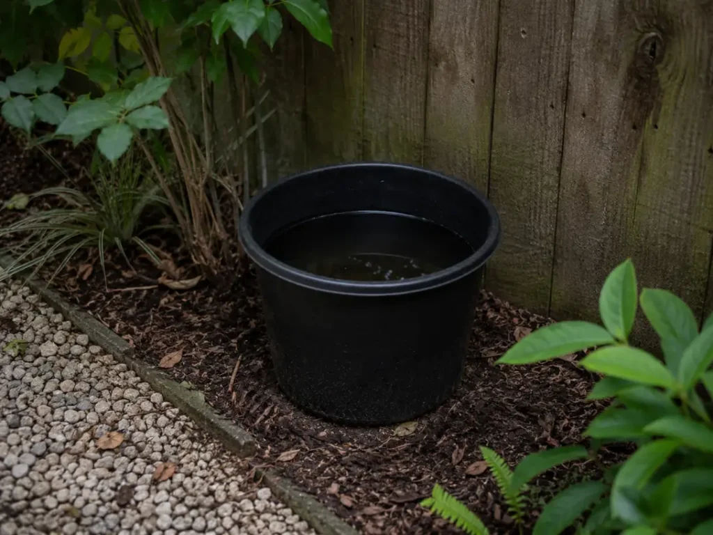 piège DIY seau noir