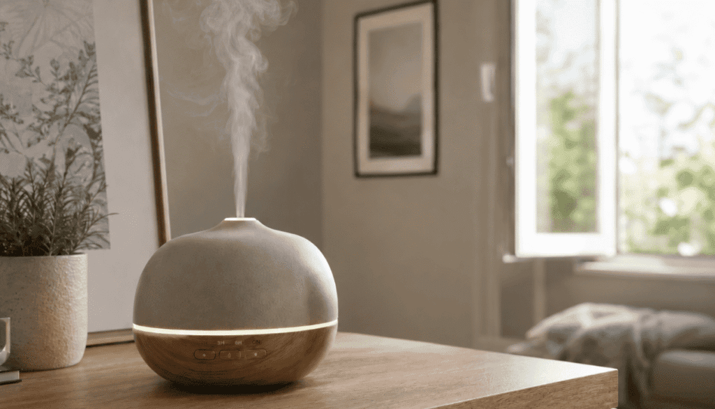 diffusion atmosphérique huile essentielle anti-moustique