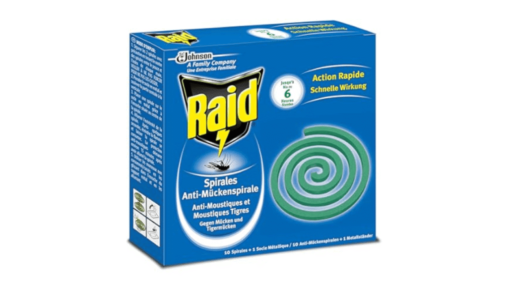 Spirale anti-moustique Raid Max spirales