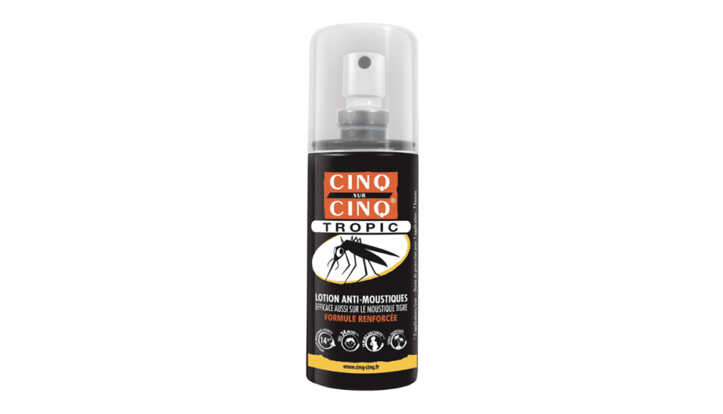 spray anti-moustique cinq-sur-cinq